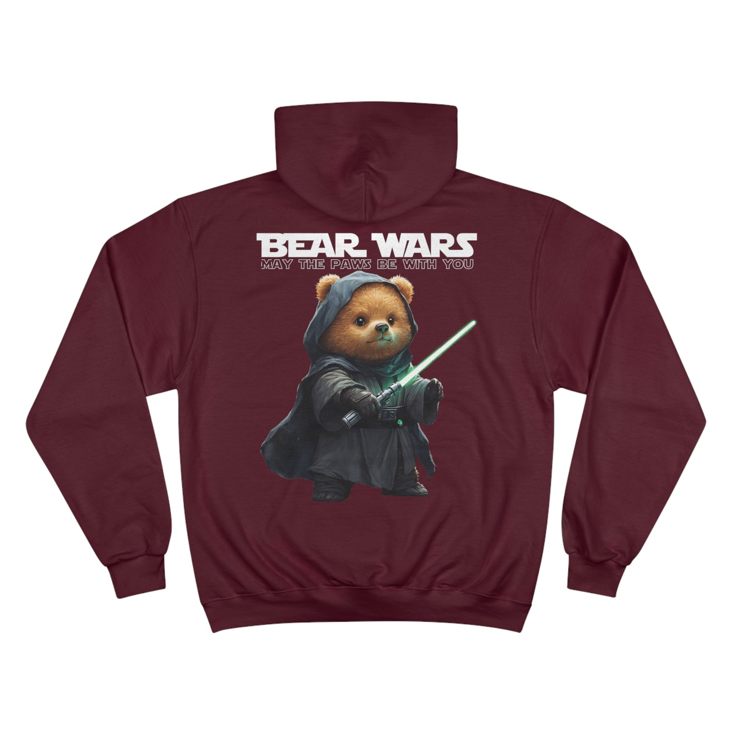 Bear Wars May The Paws Be With You - Champion Hoodie