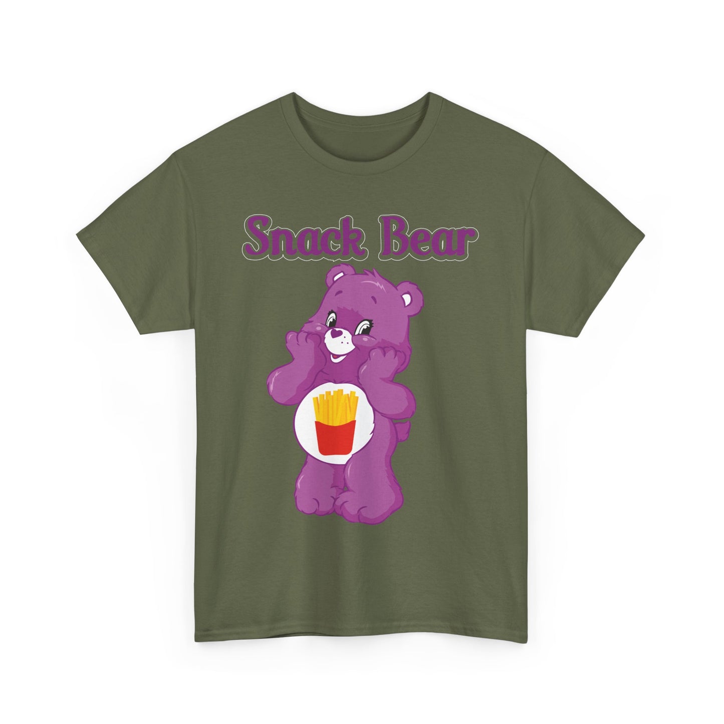 Snack Bear - Unisex Heavy Cotton Tee