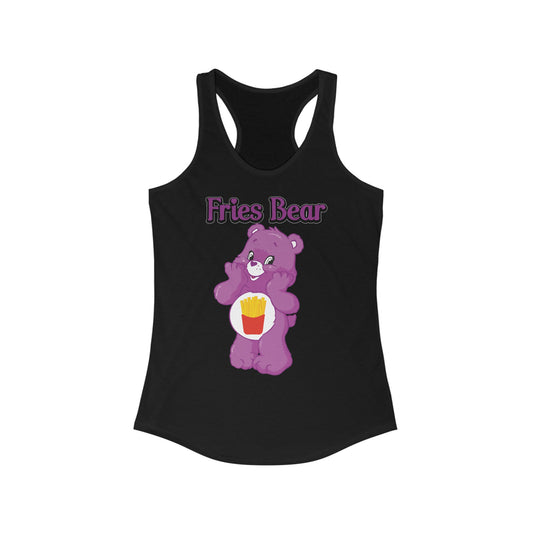 Fries Bear - Women's Ideal Racerback Tank