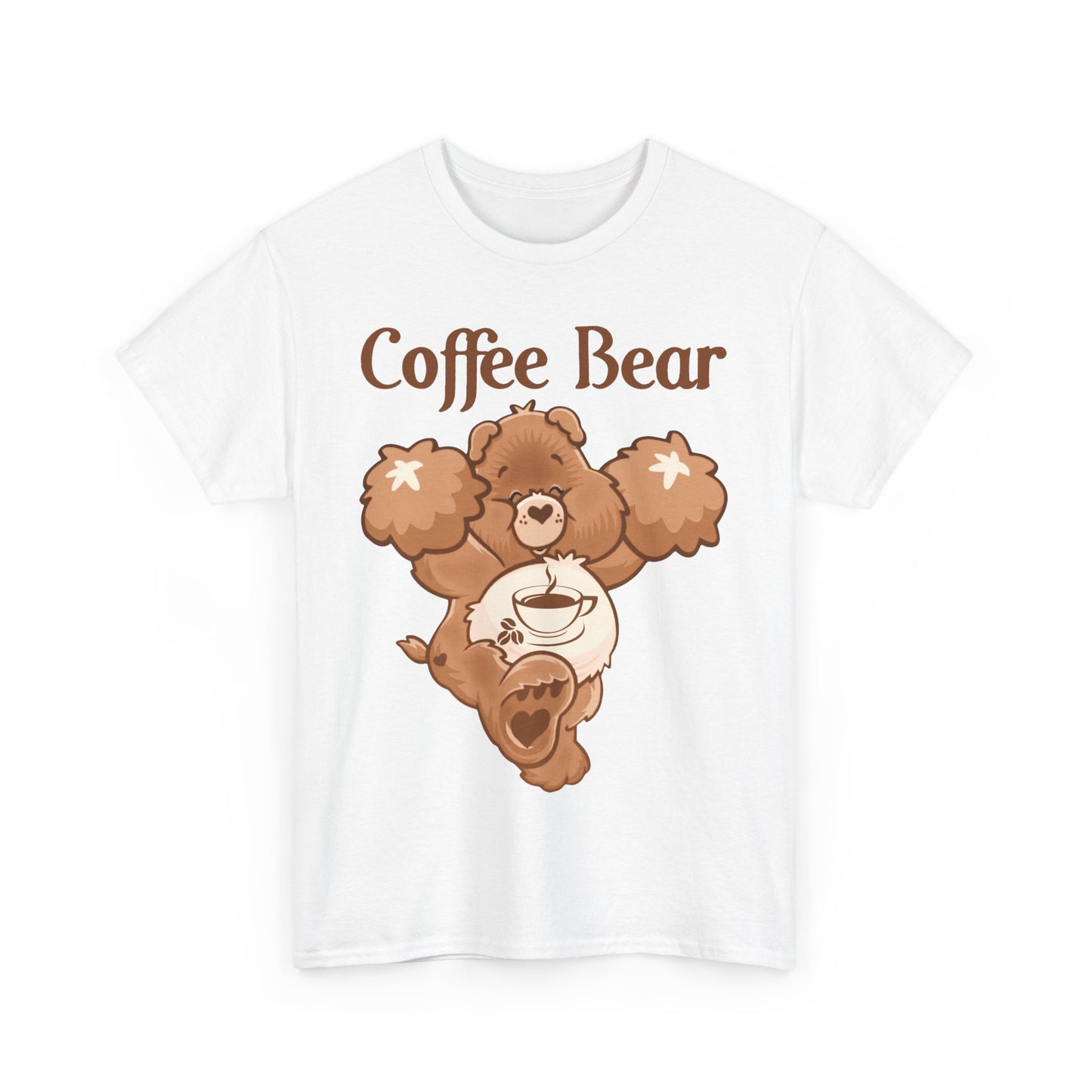 Coffee Bear - Unisex Heavy Cotton Tee