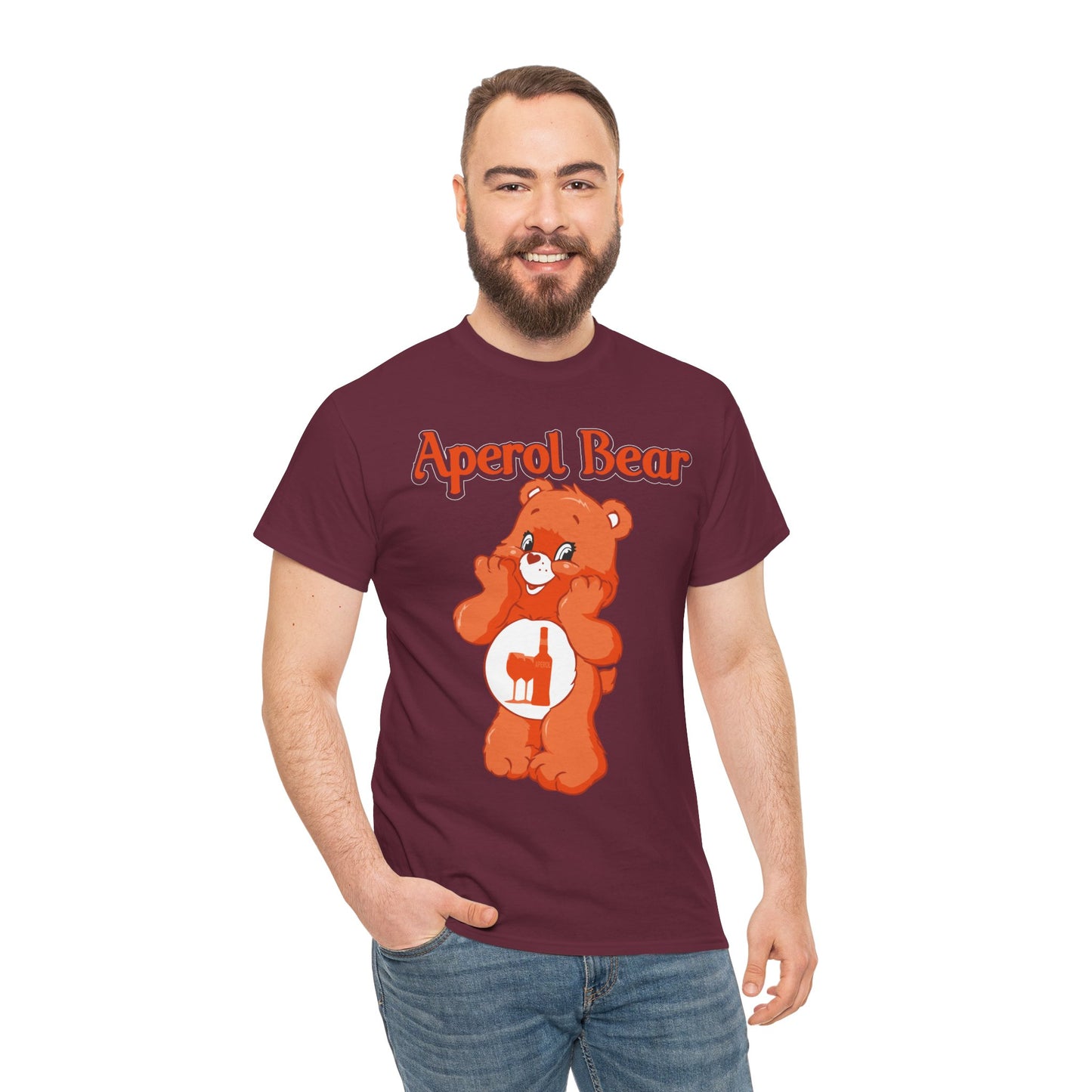 Aperol Bear - Unisex Heavy Cotton Tee