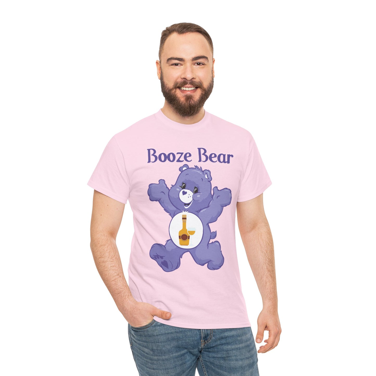 Booze Bear - Unisex Heavy Cotton Tee