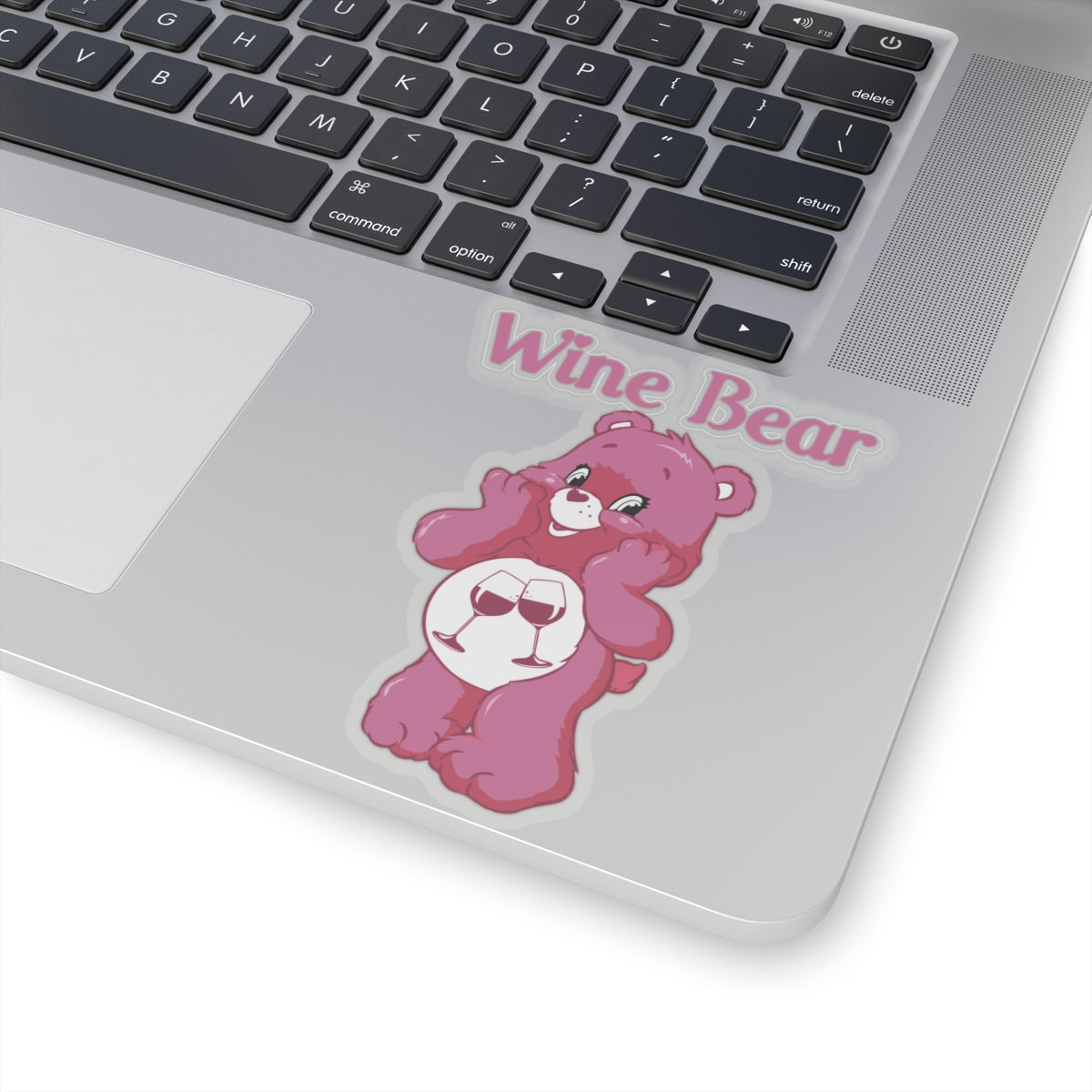 Kiss-Cut Stickers - Wine Bear