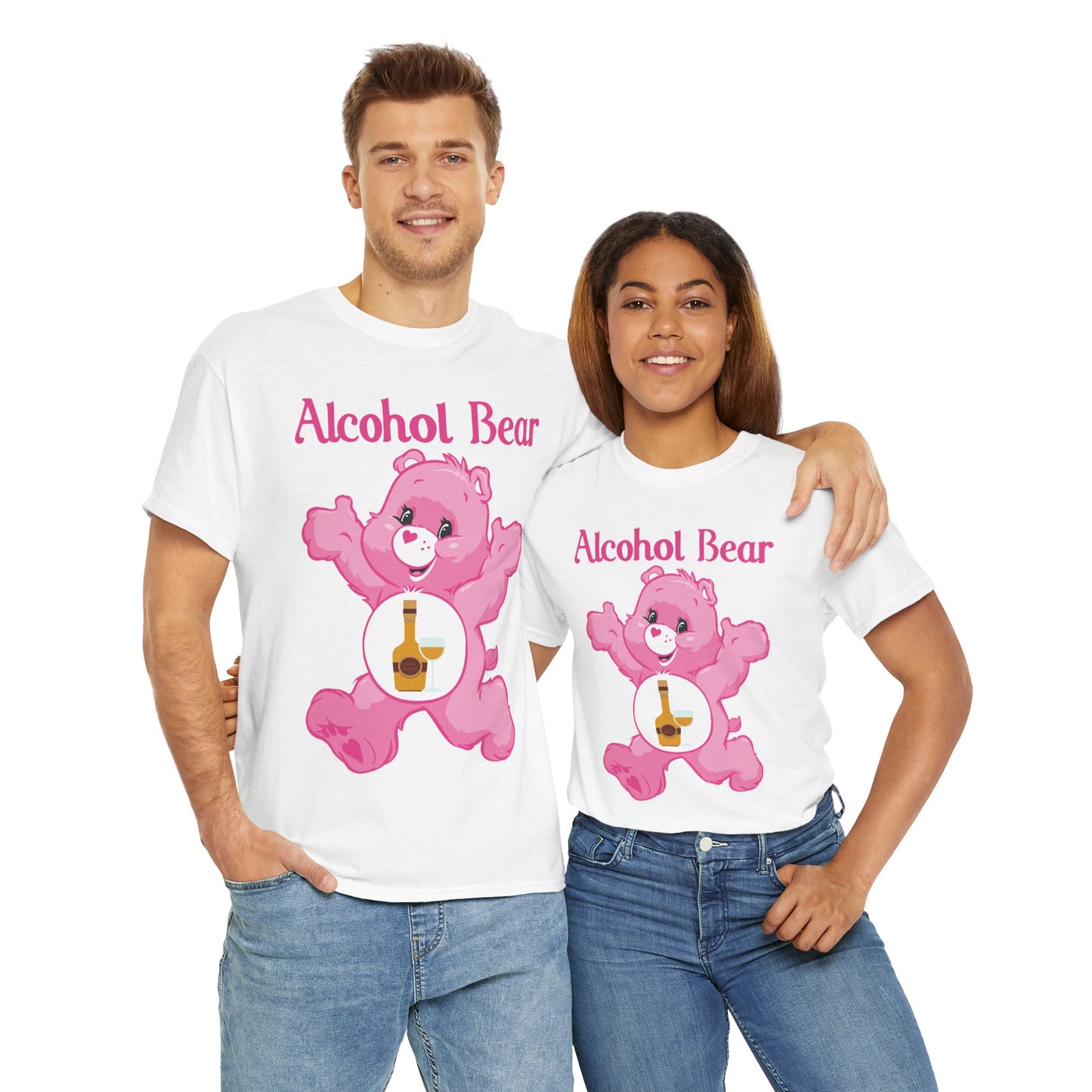 Alcohol Bear - Unisex Heavy Cotton Tee