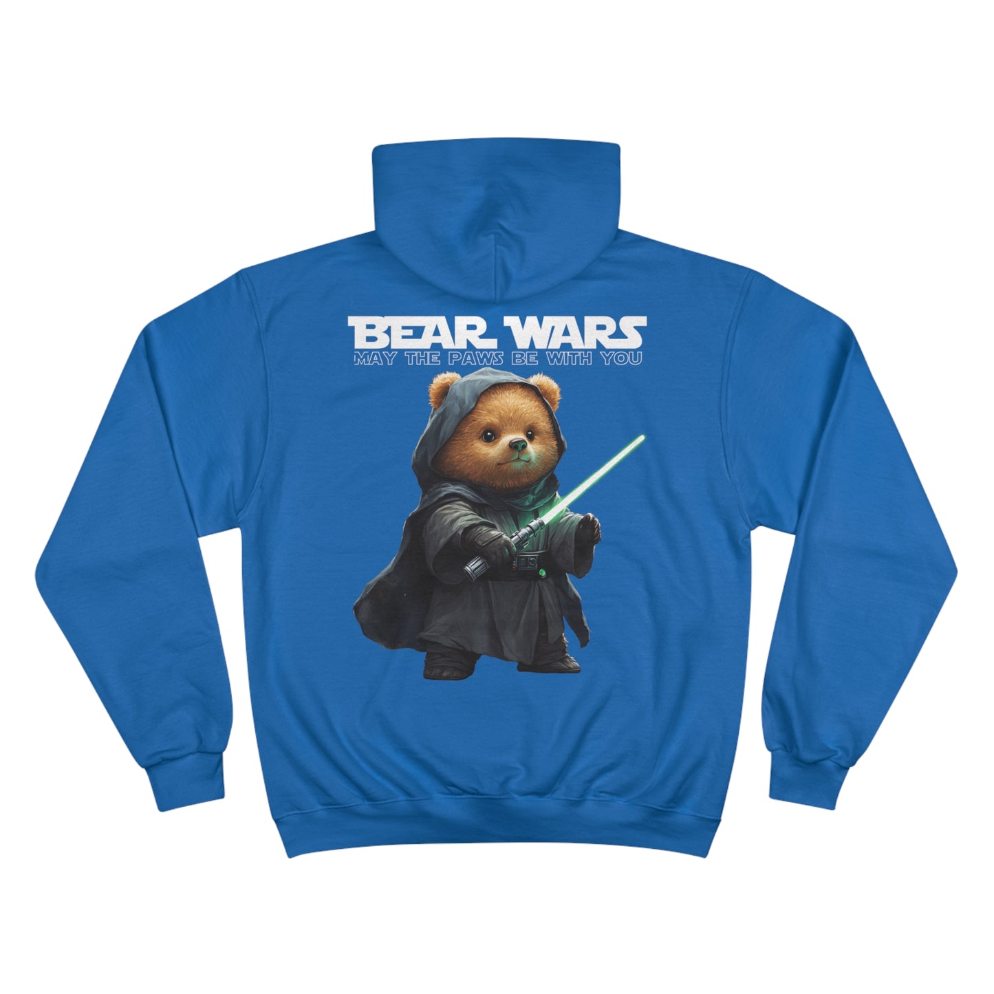 Bear Wars May The Paws Be With You - Champion Hoodie