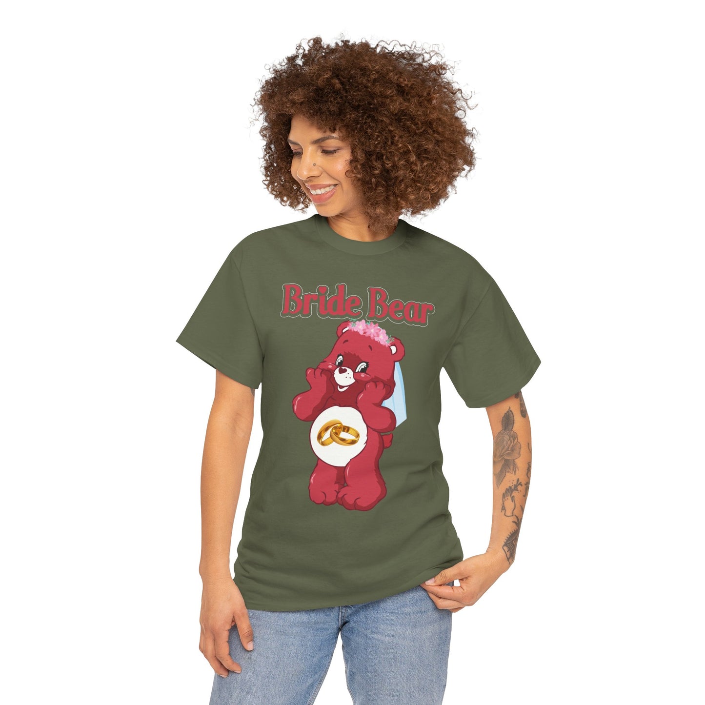 Bride Bear - Unisex Heavy Cotton Tee