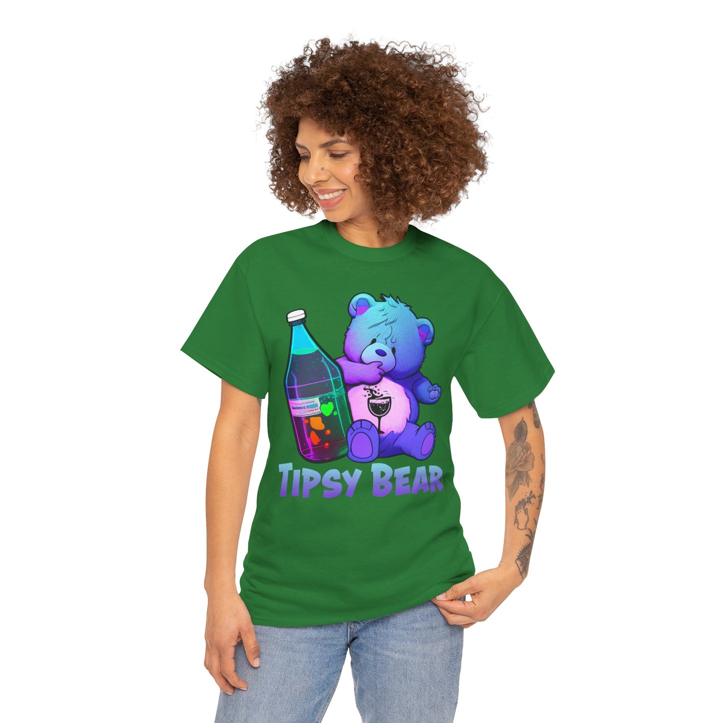 Tipsy Bear - Unisex Heavy Cotton Tee