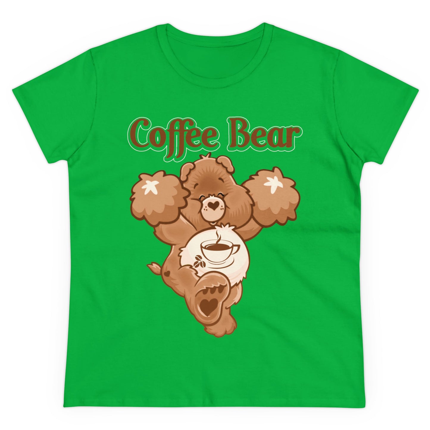 Coffee Bear - Women's Midweight Cotton Tee