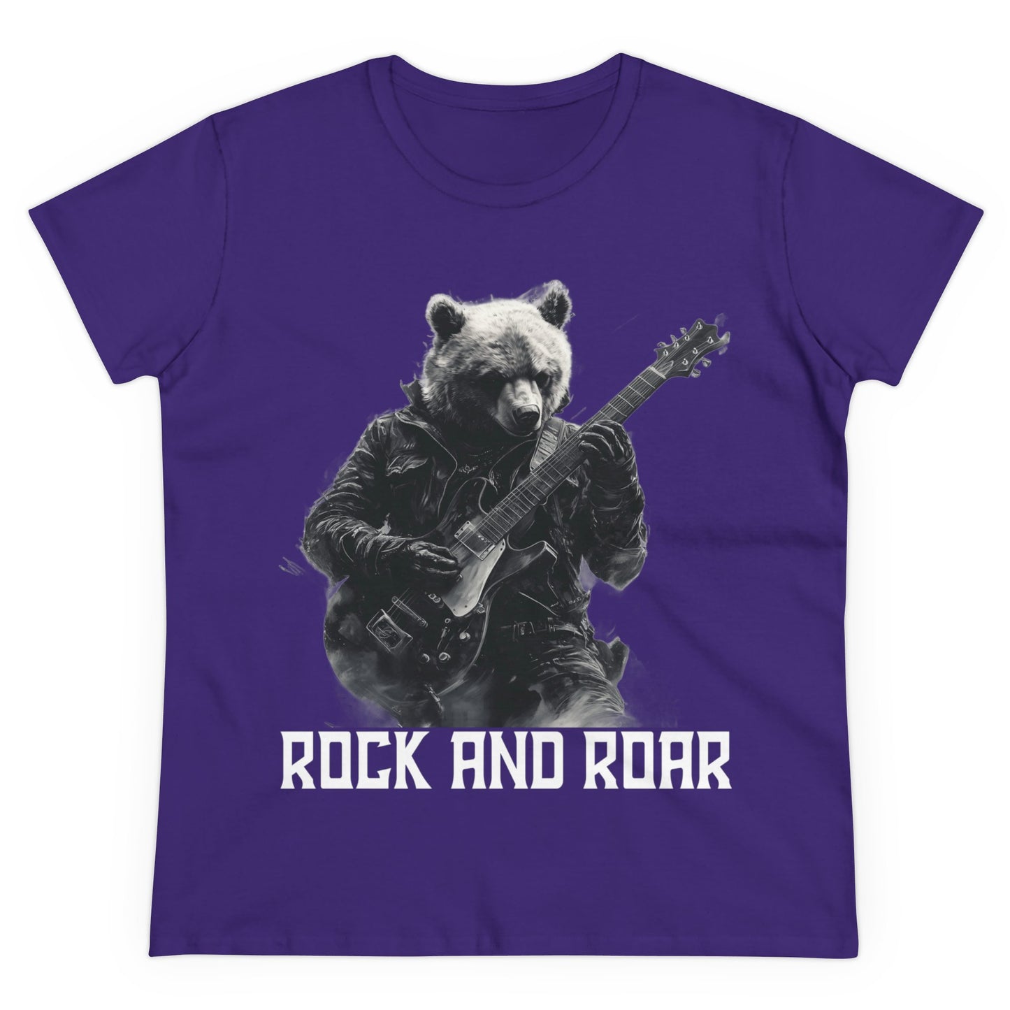 Rock and Roar - Women's Midweight Cotton Tee