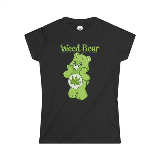 Weed Bear - Women's Softstyle Tee