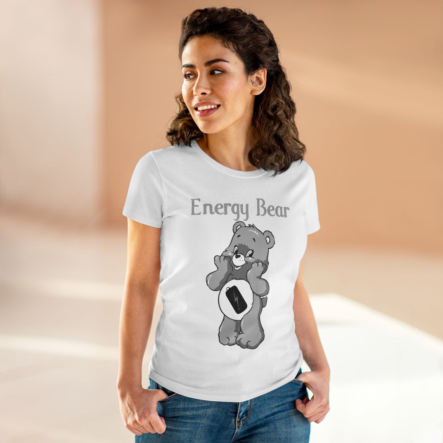 Energy Bear - Women's Midweight Cotton Tee