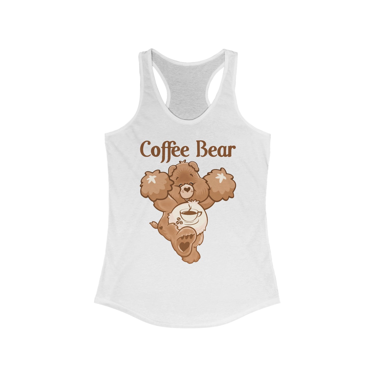 Coffee Bear - Women's Ideal Racerback Tank