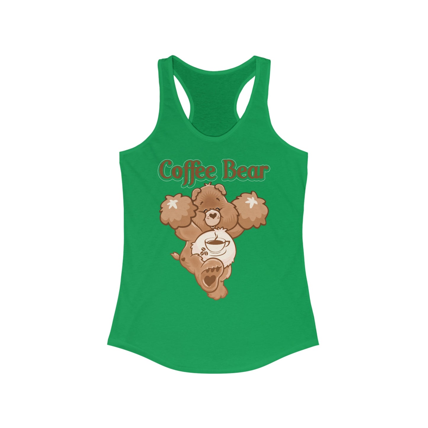 Coffee Bear - Women's Ideal Racerback Tank