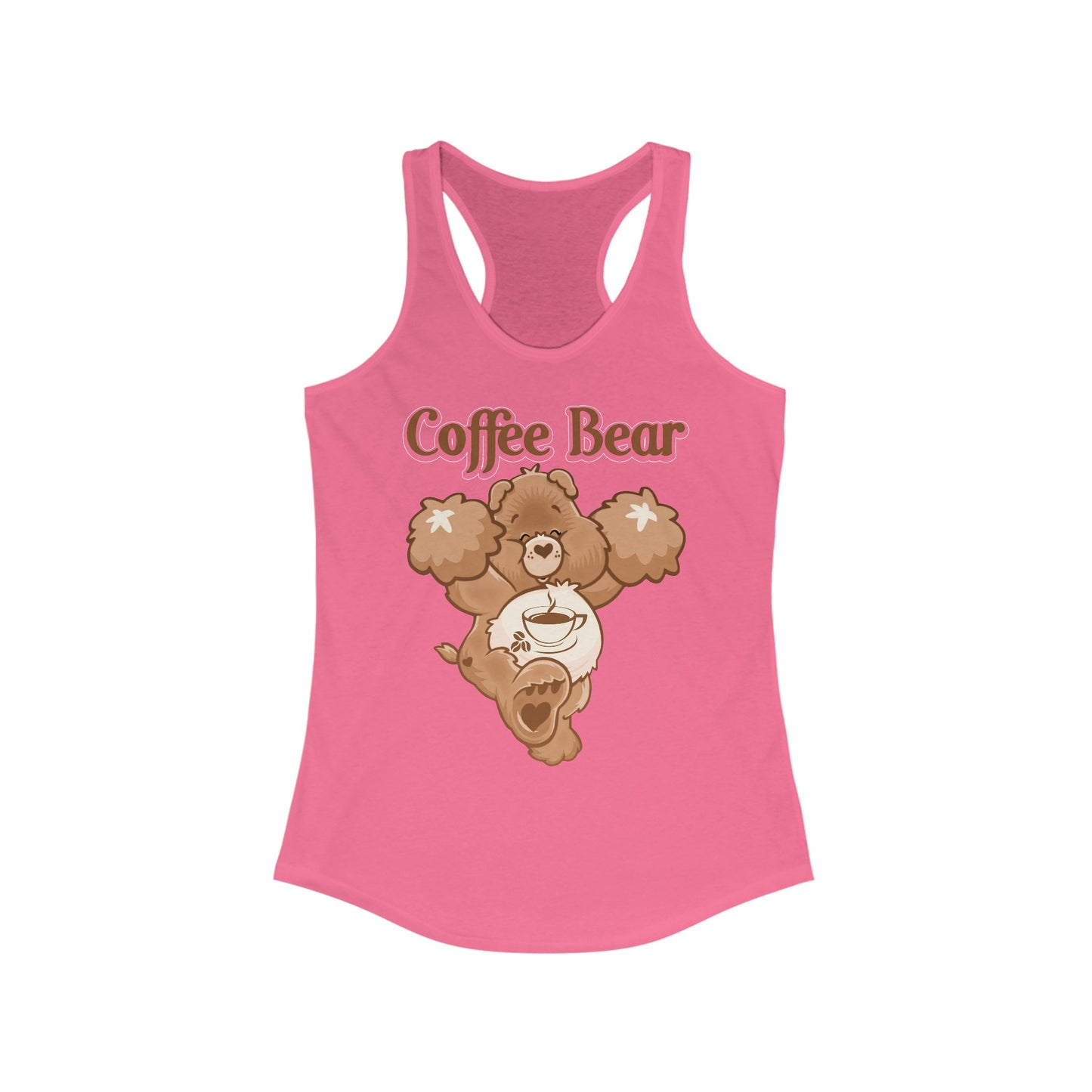 Coffee Bear - Women's Ideal Racerback Tank