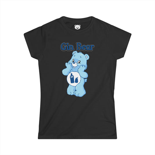 Gin Bear - Women's Softstyle Tee