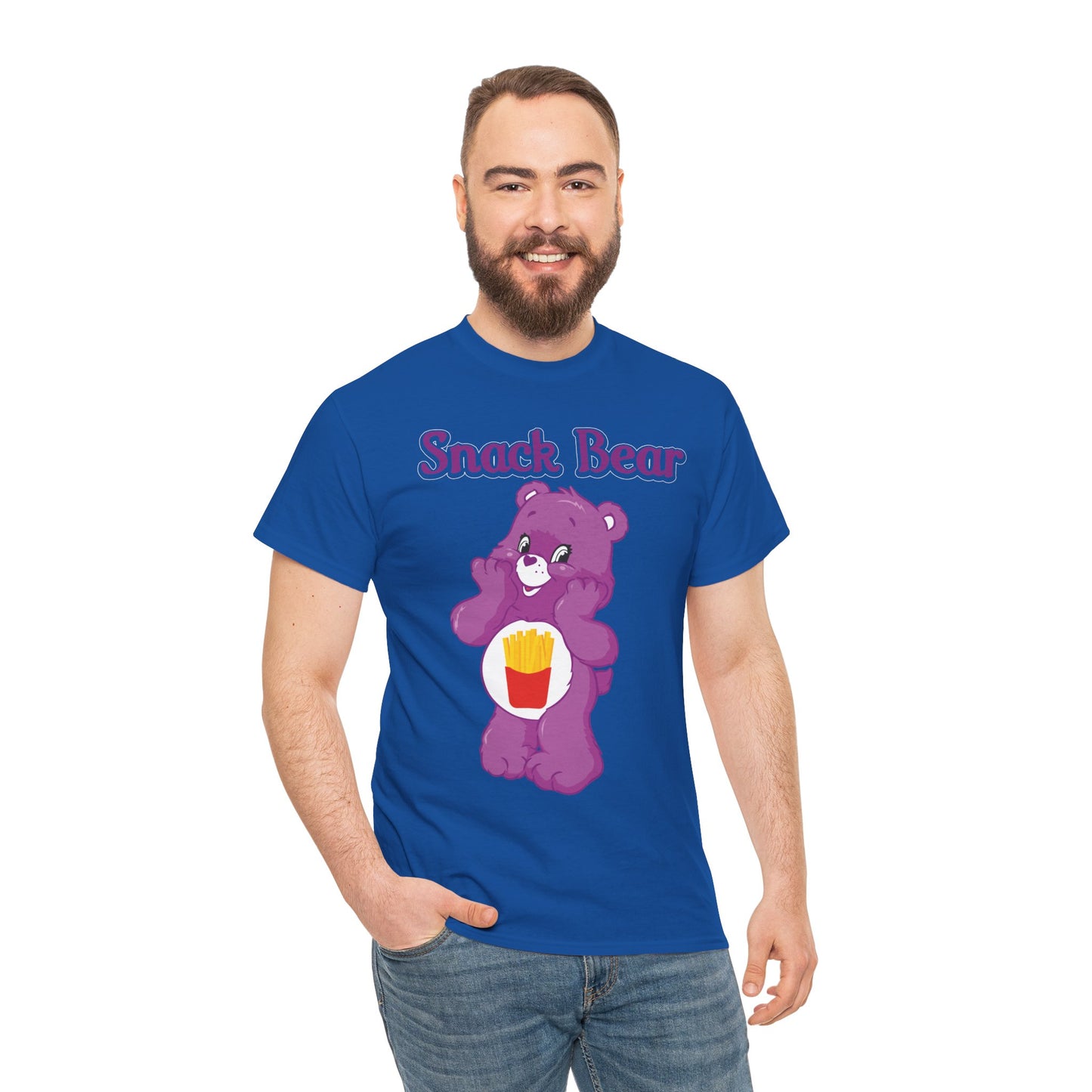 Snack Bear - Unisex Heavy Cotton Tee