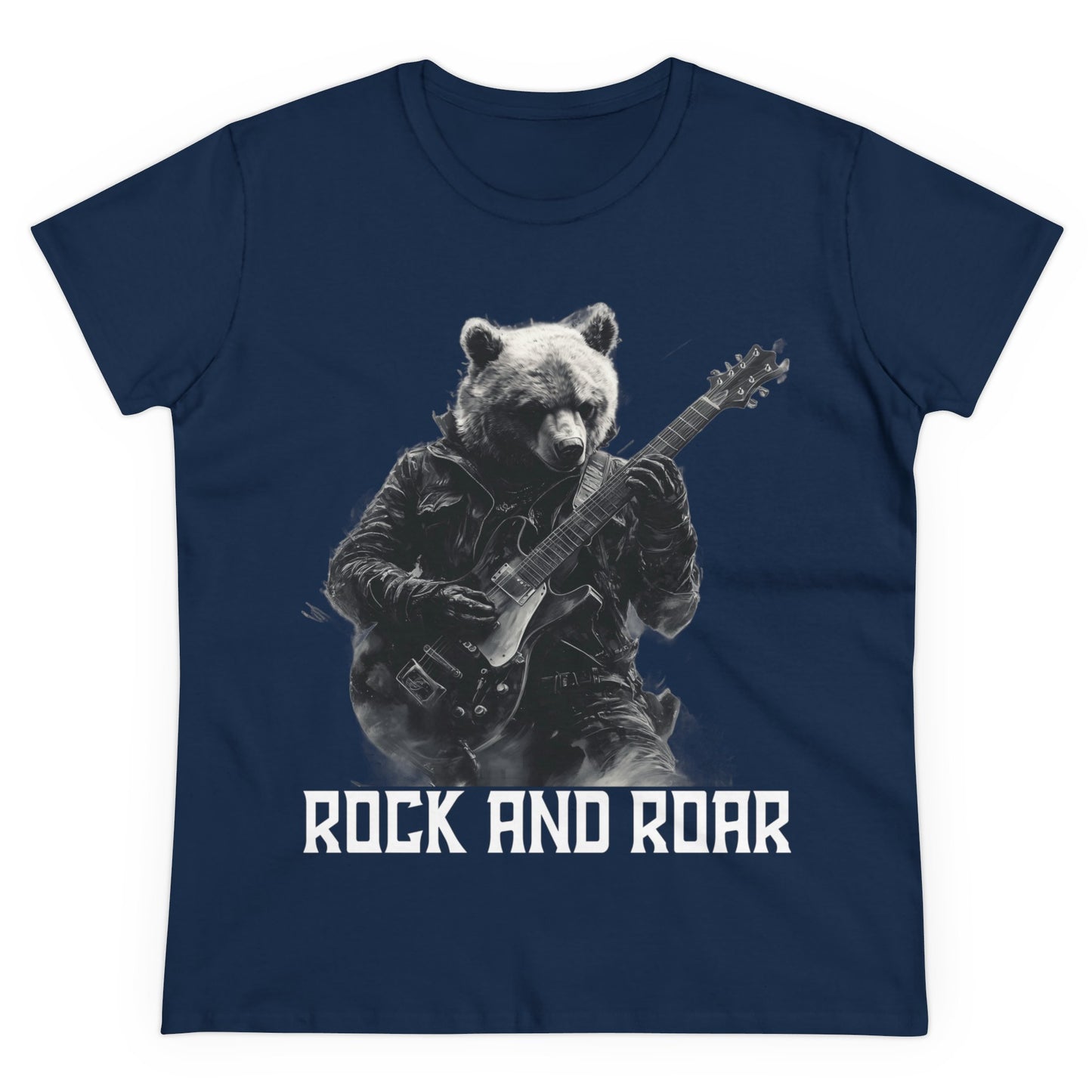 Rock and Roar - Women's Midweight Cotton Tee