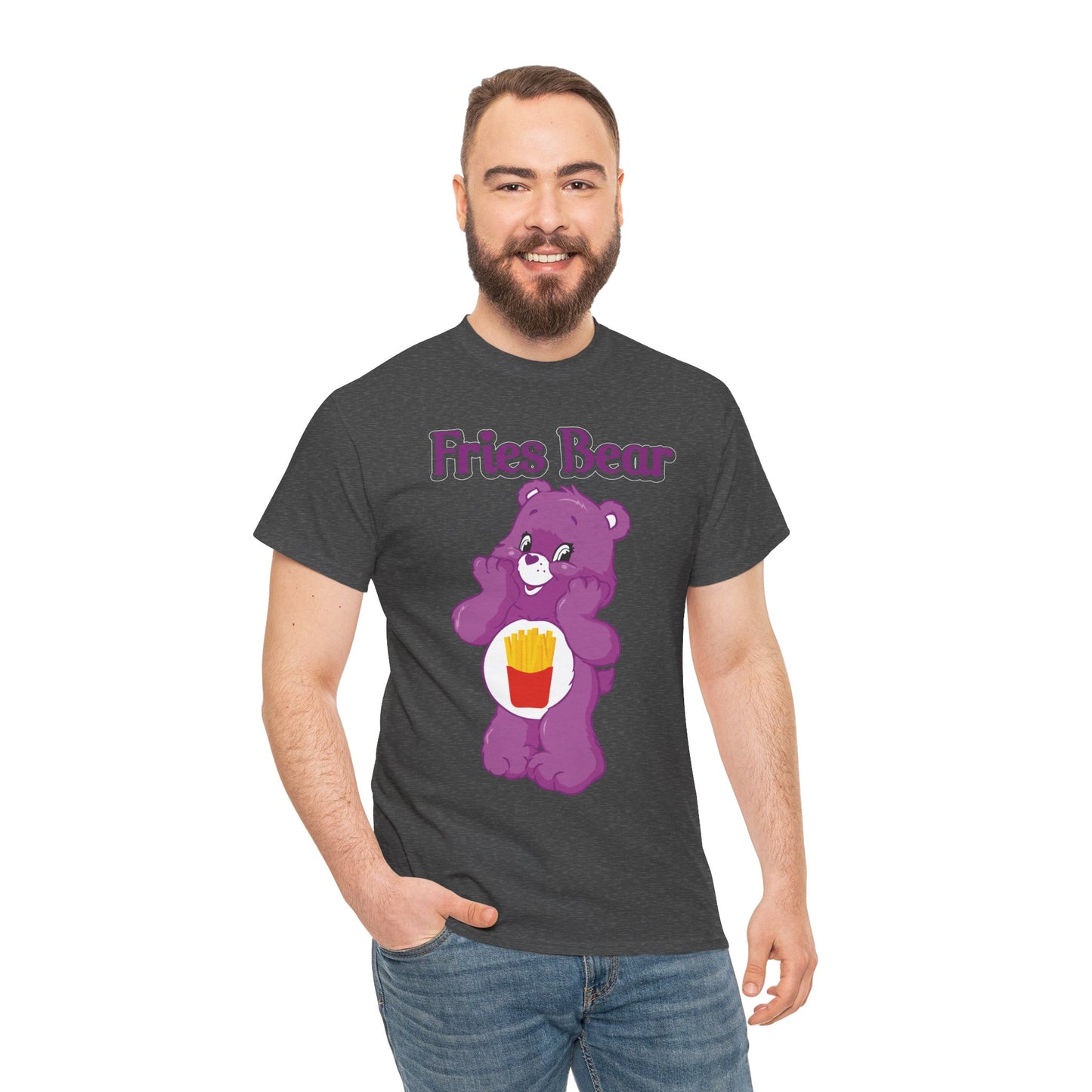 Fries Bear - Unisex Heavy Cotton Tee