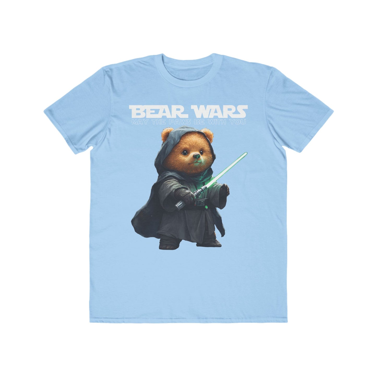 Bear Wars May The Paws Be With You - Men's Lightweight Fashion Tee