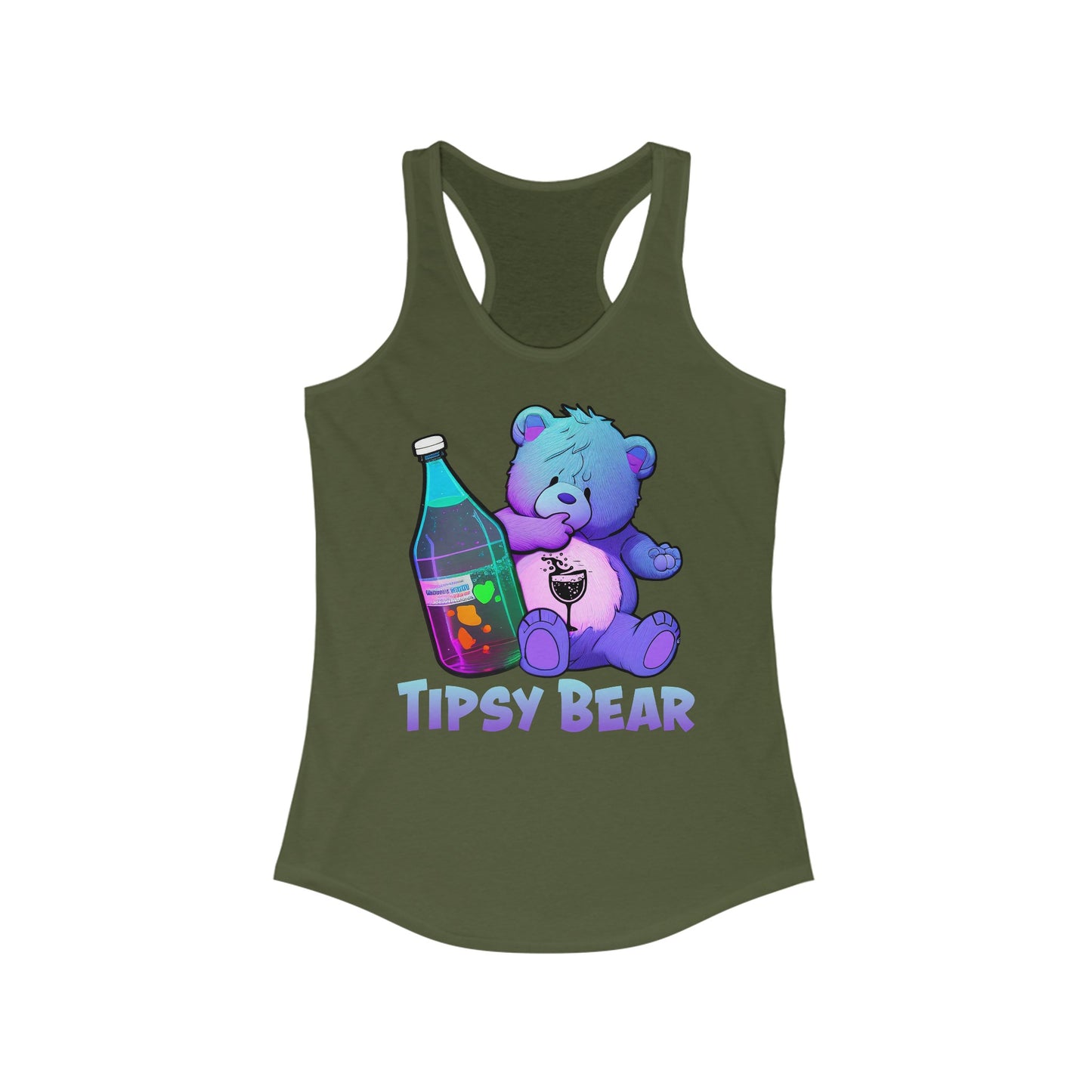 Tipsy Bear - Women's Ideal Racerback Tank