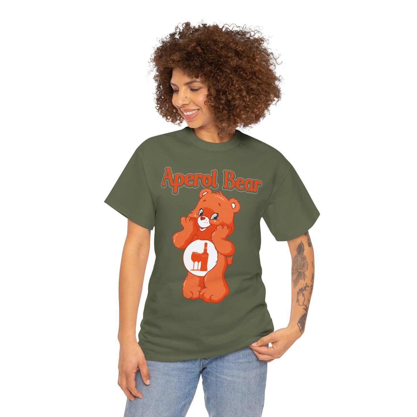 Aperol Bear - Unisex Heavy Cotton Tee