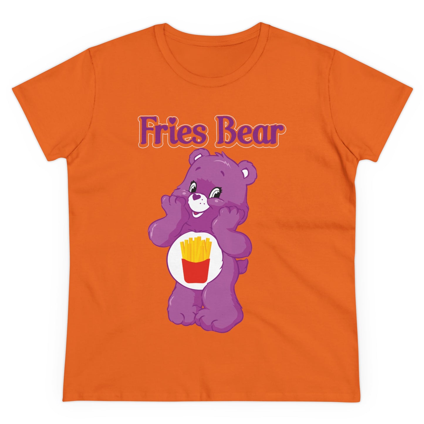 Fries Bear - Women's Midweight Cotton Tee