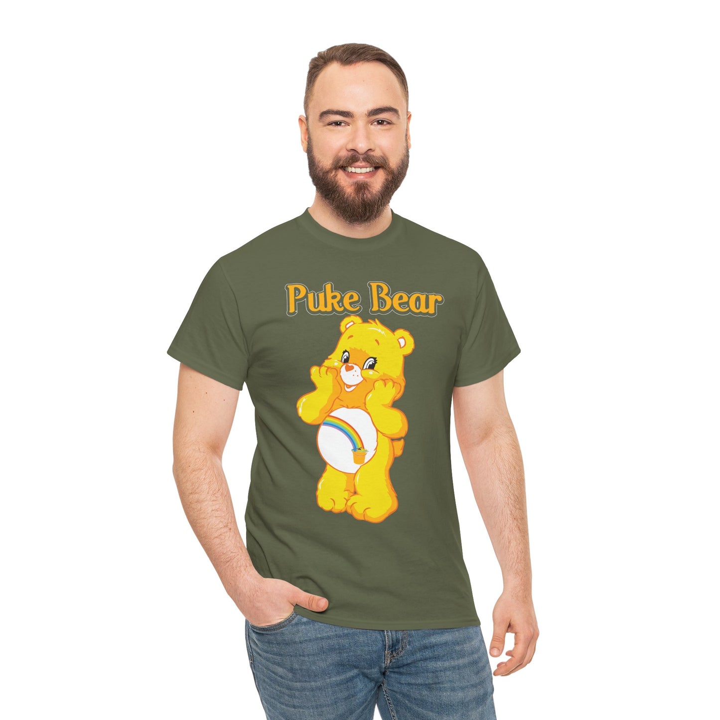 Puke Bear - Unisex Heavy Cotton Tee