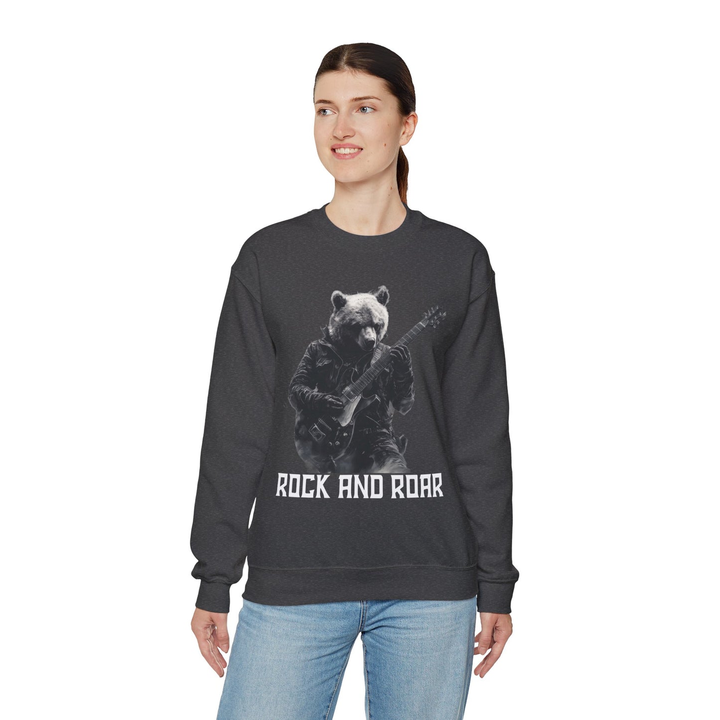 Rock and Roar - Unisex Heavy Blend™ Crewneck Sweatshirt