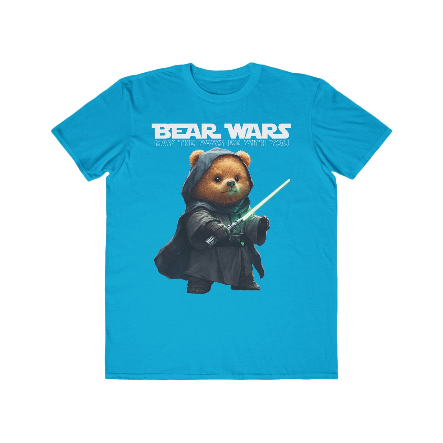 Bear Wars May The Paws Be With You - Men's Lightweight Fashion Tee