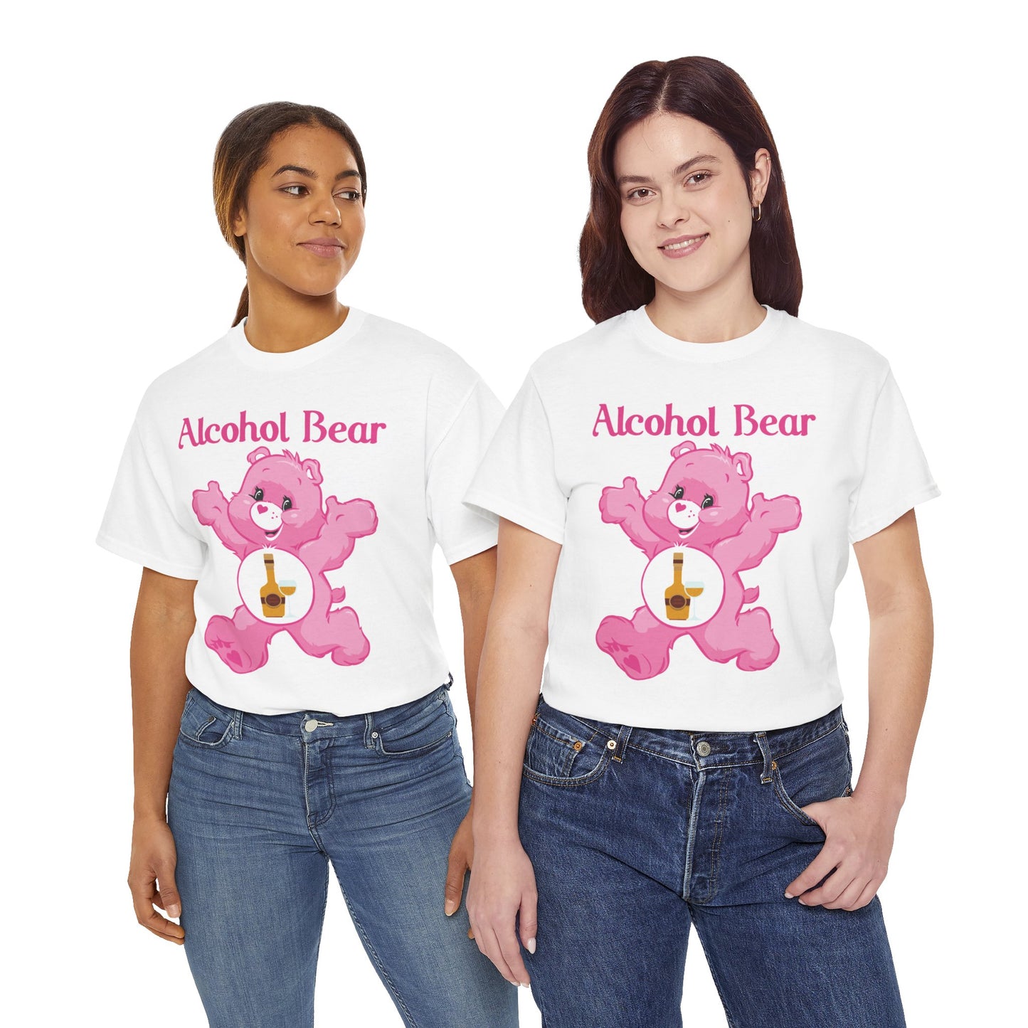 Alcohol Bear - Unisex Heavy Cotton Tee