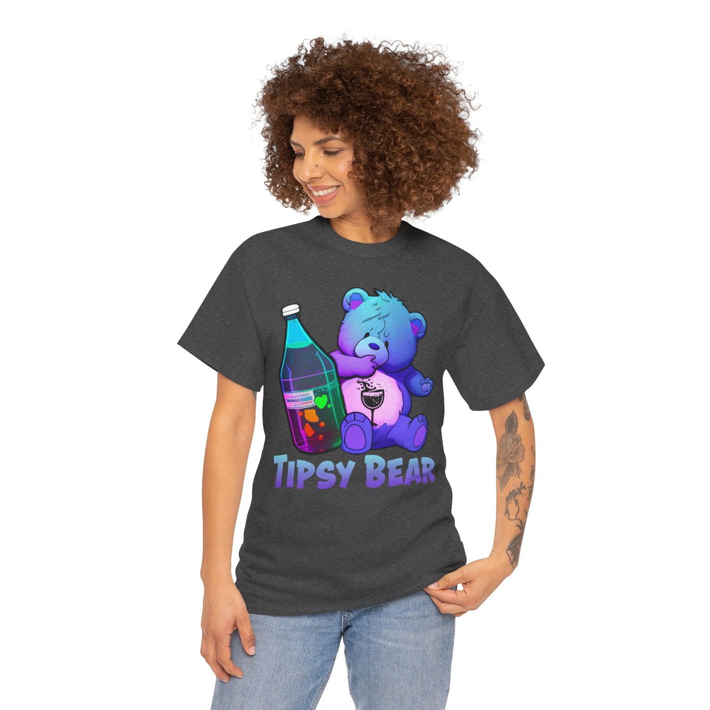 Tipsy Bear - Unisex Heavy Cotton Tee