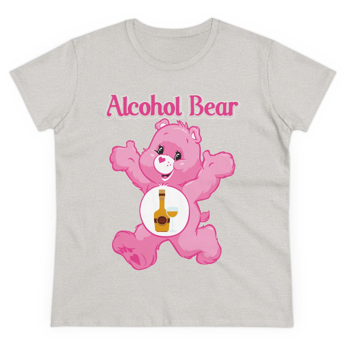 Alcohol Bear - Women's Midweight Cotton Tee