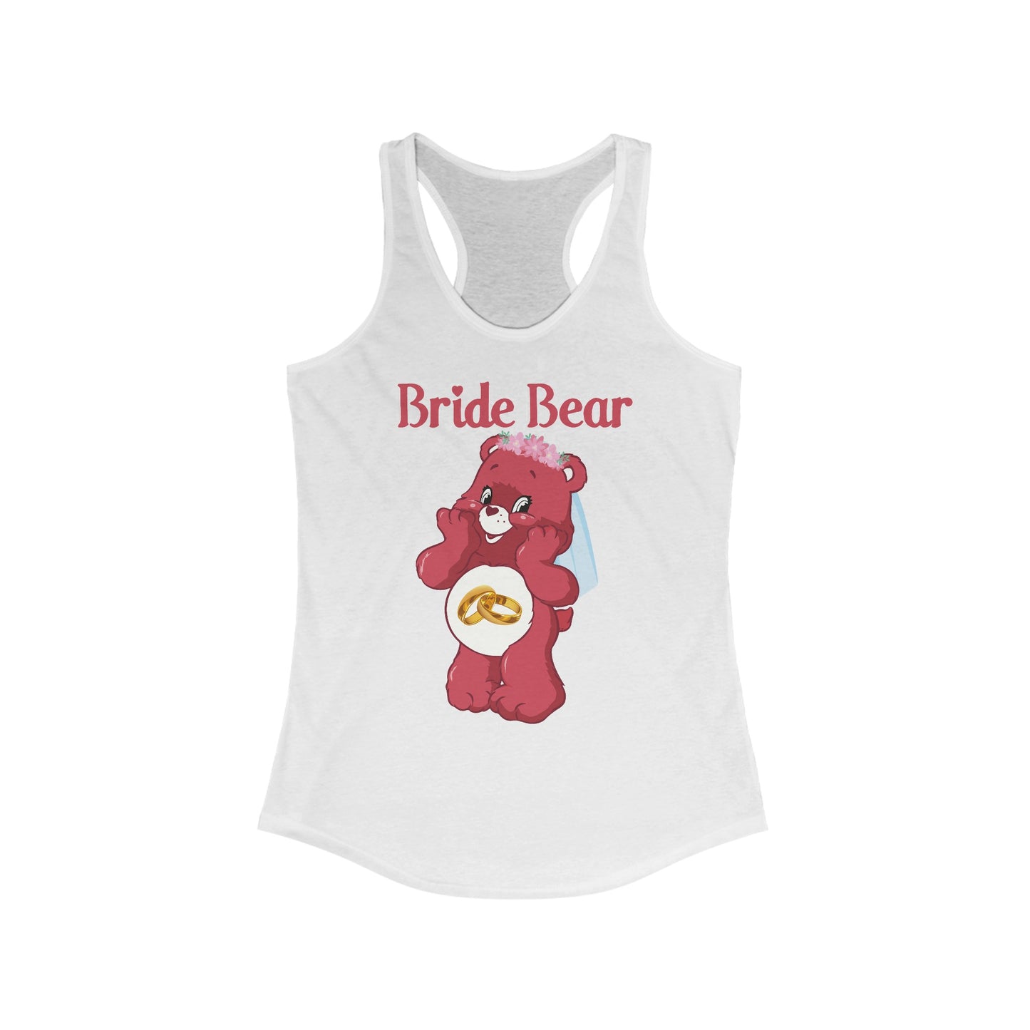 Bride Bear - Women's Ideal Racerback Tank