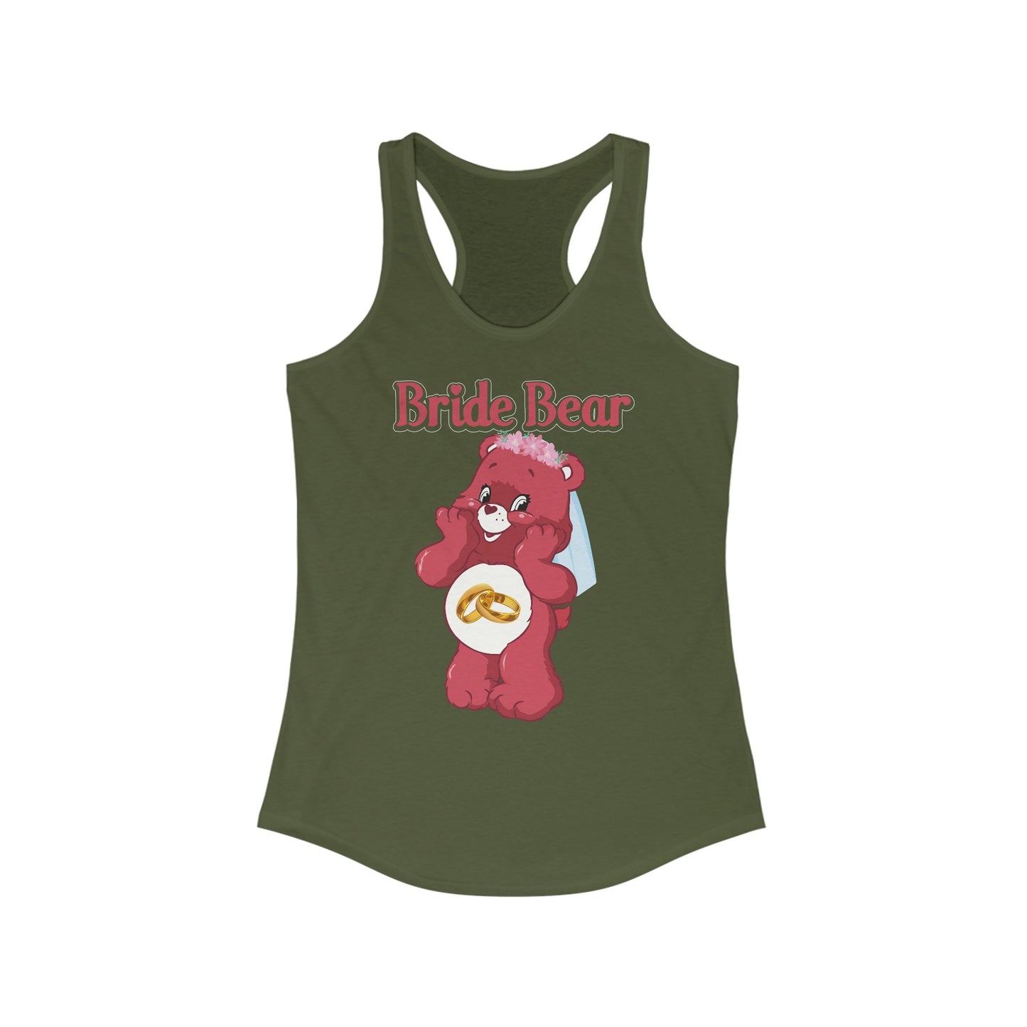 Bride Bear - Women's Ideal Racerback Tank