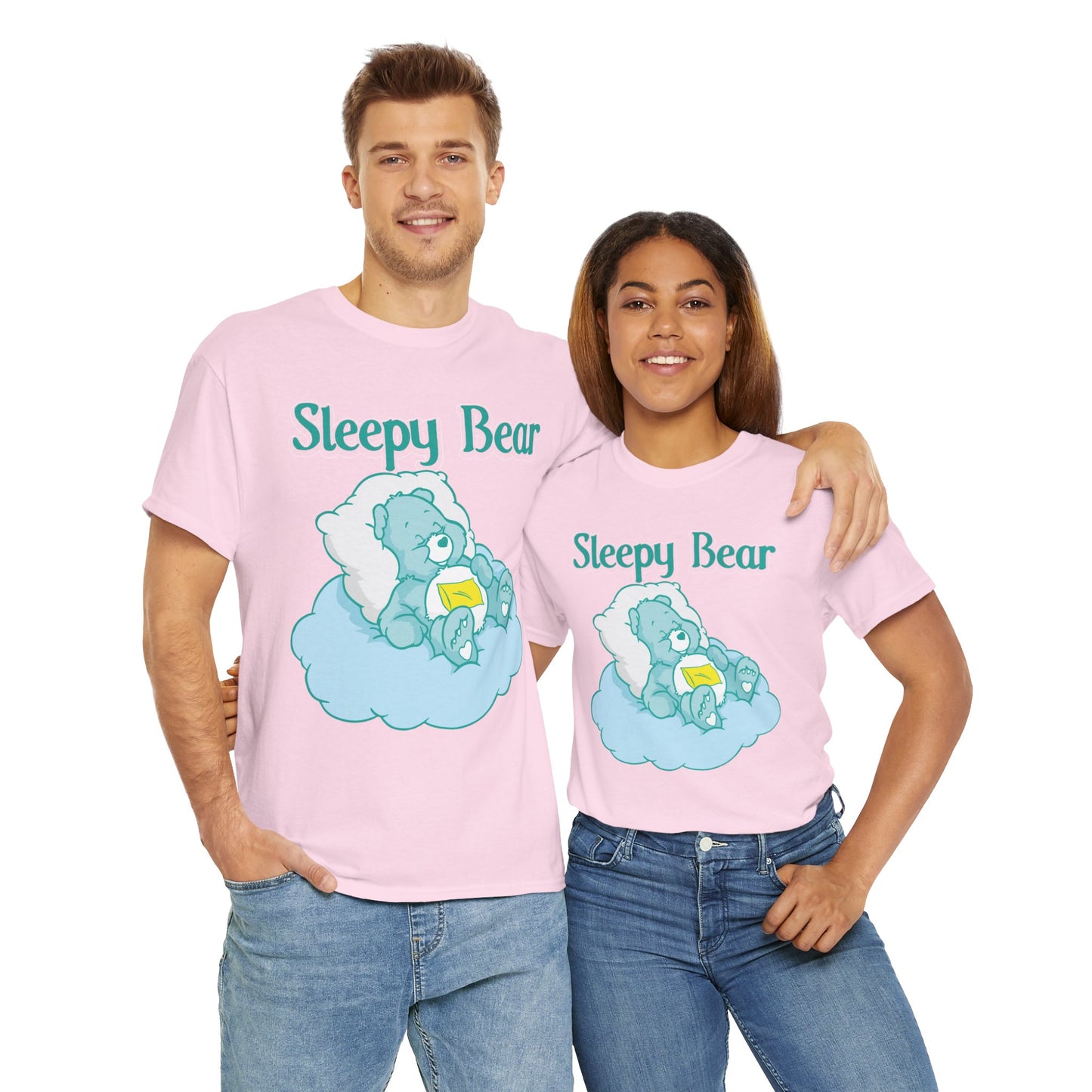 Sleepy Bear - Unisex Heavy Cotton Tee