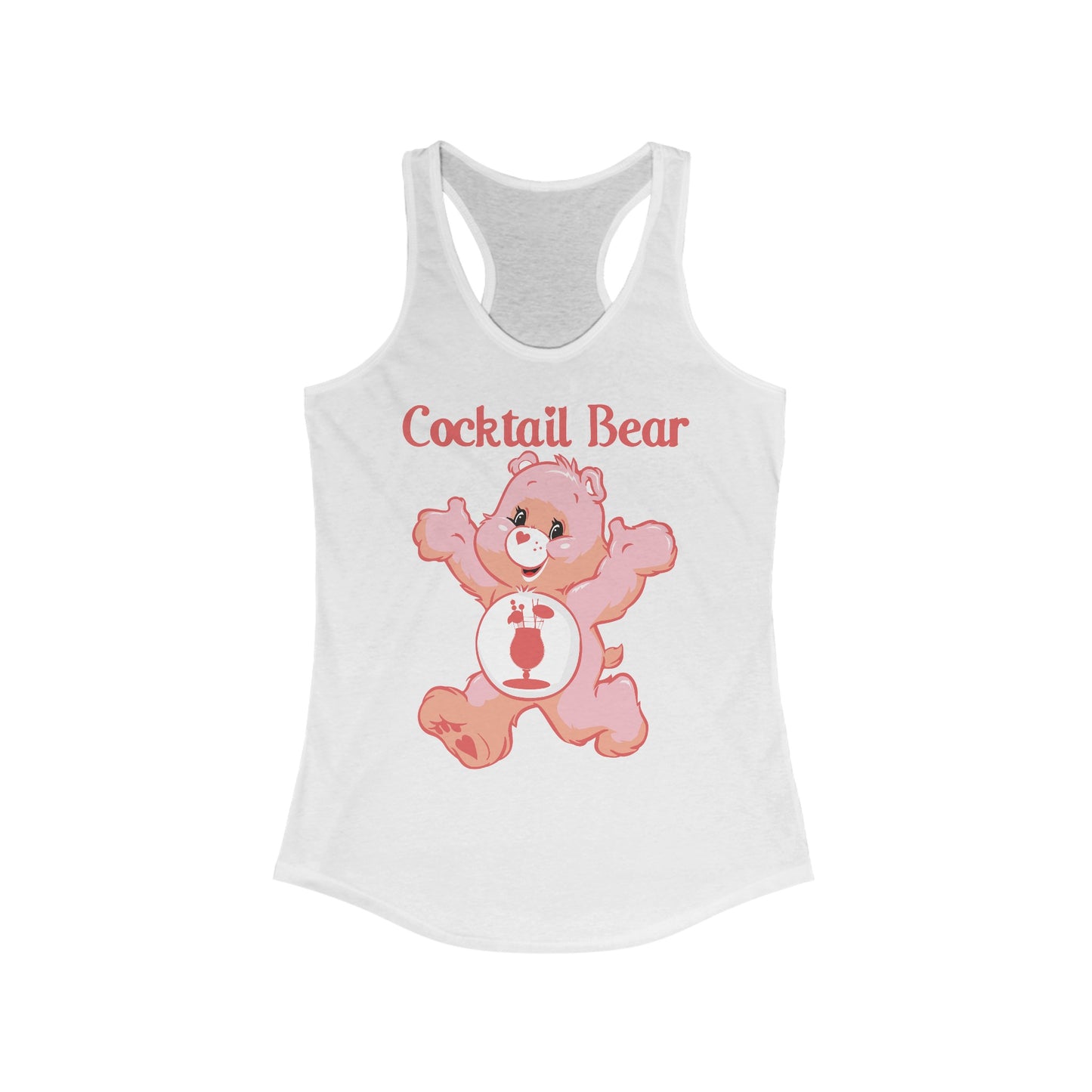 Cocktail Bear - Women's Ideal Racerback Tank