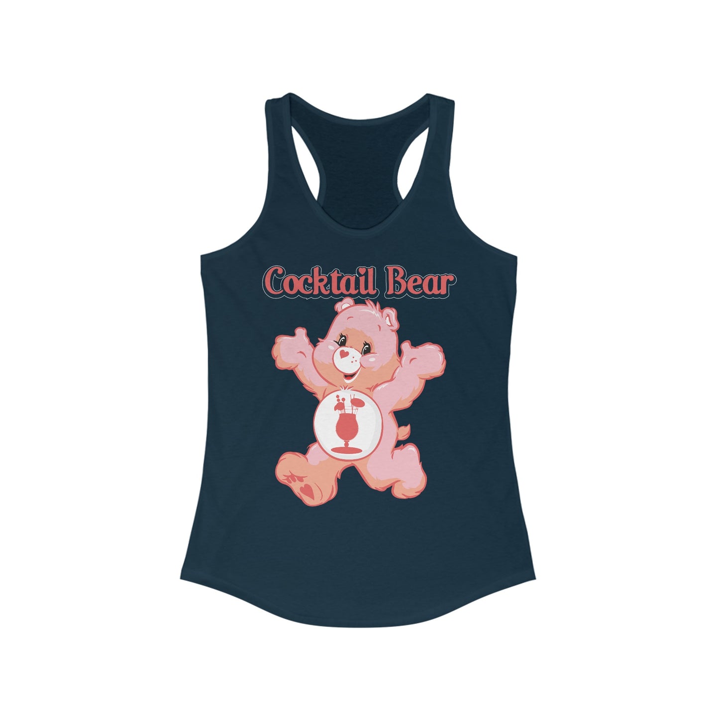 Cocktail Bear - Women's Ideal Racerback Tank