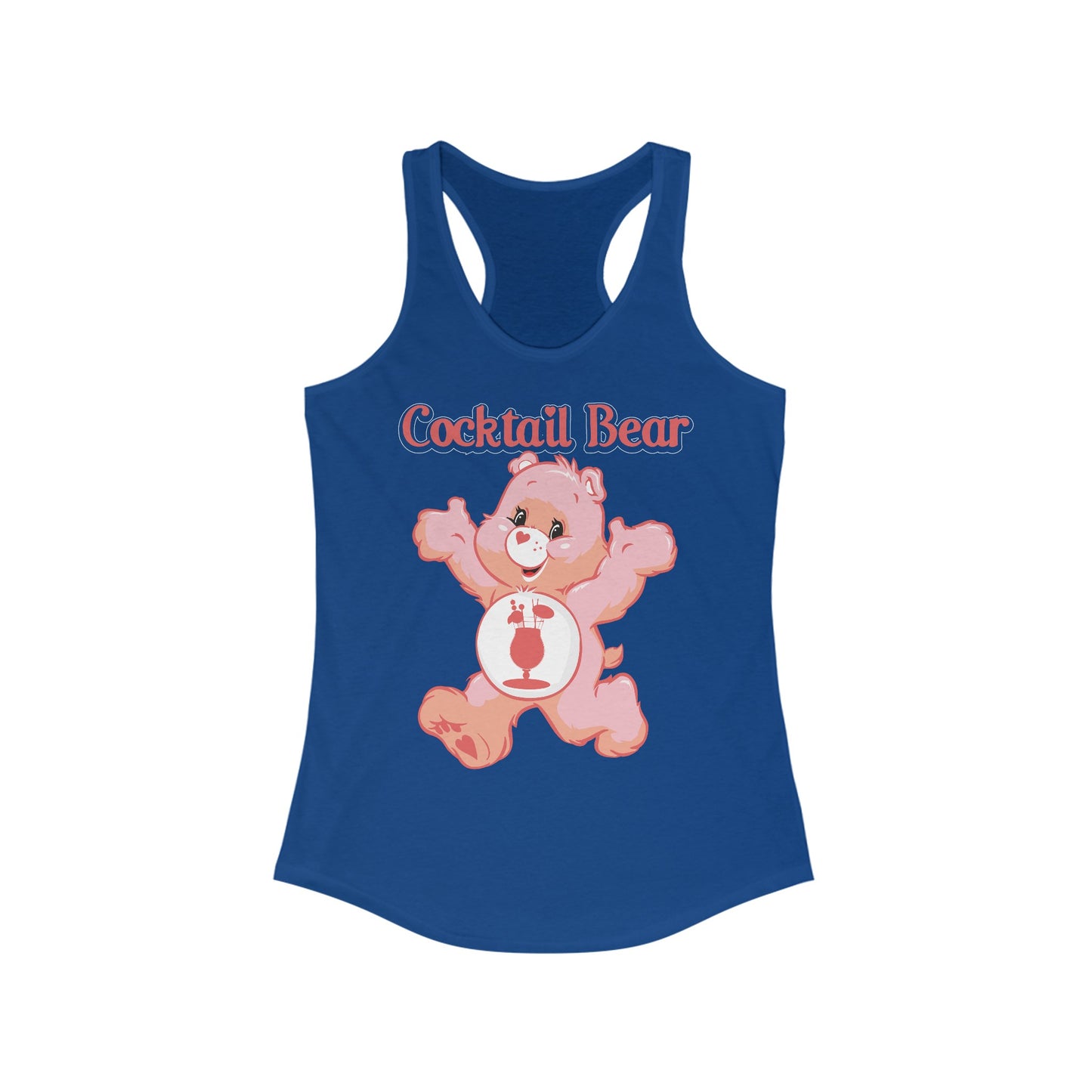 Cocktail Bear - Women's Ideal Racerback Tank