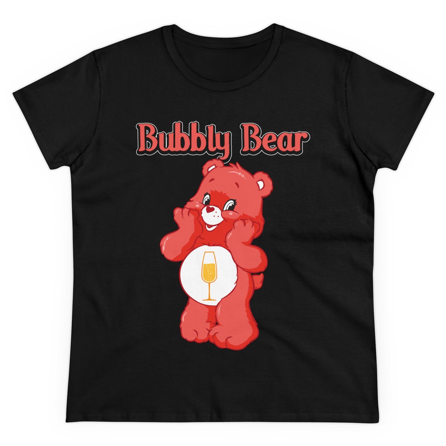 Bubbly Bear - Women's Midweight Cotton Tee