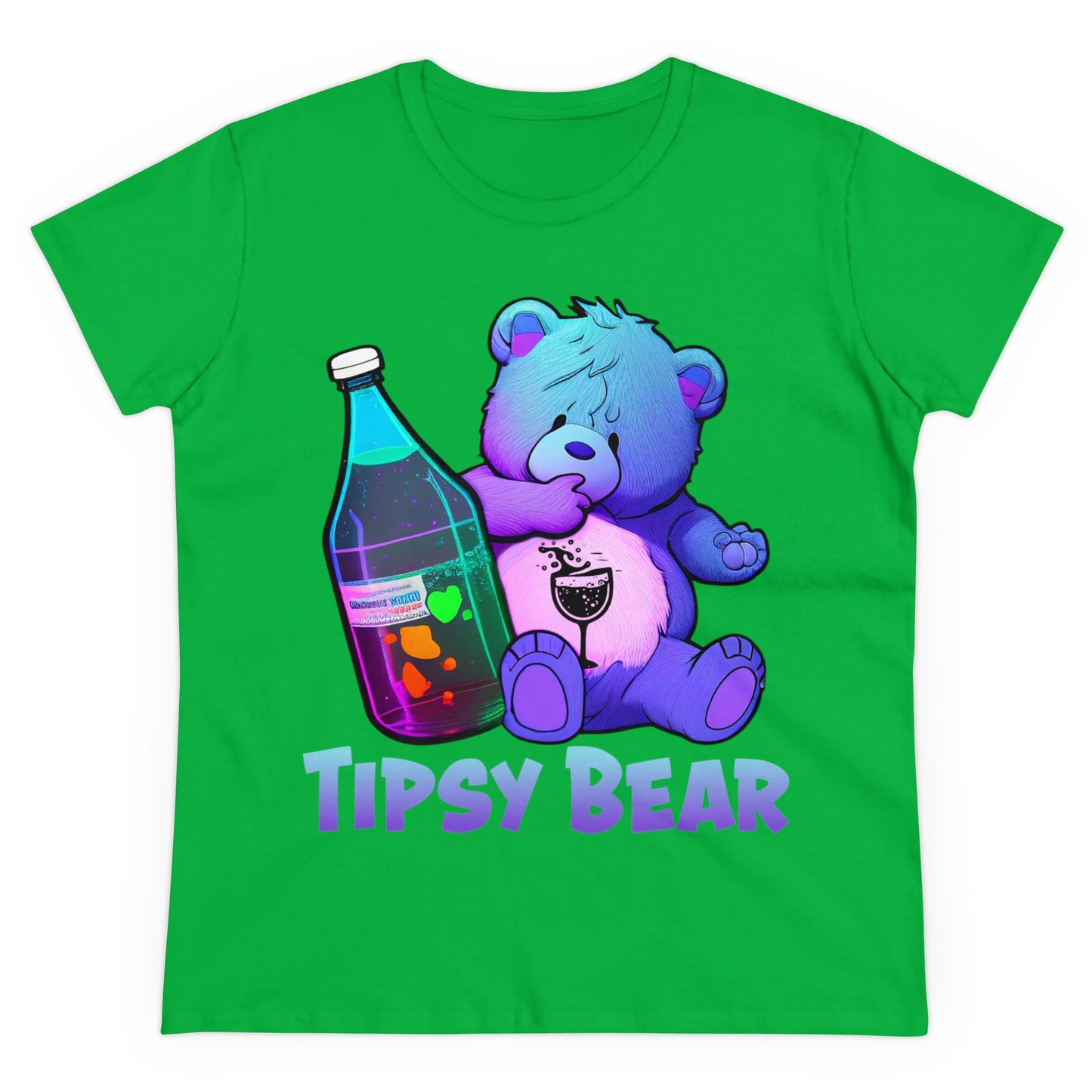 Tipsy Bear - Women's Midweight Cotton Tee