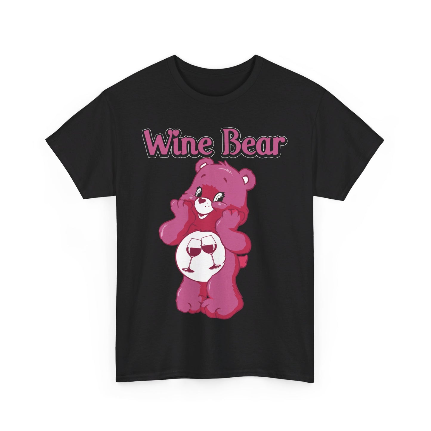 Wine Bear - Unisex Heavy Cotton Tee