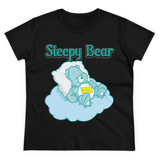 Sleepy Bear - Women's Midweight Cotton Tee