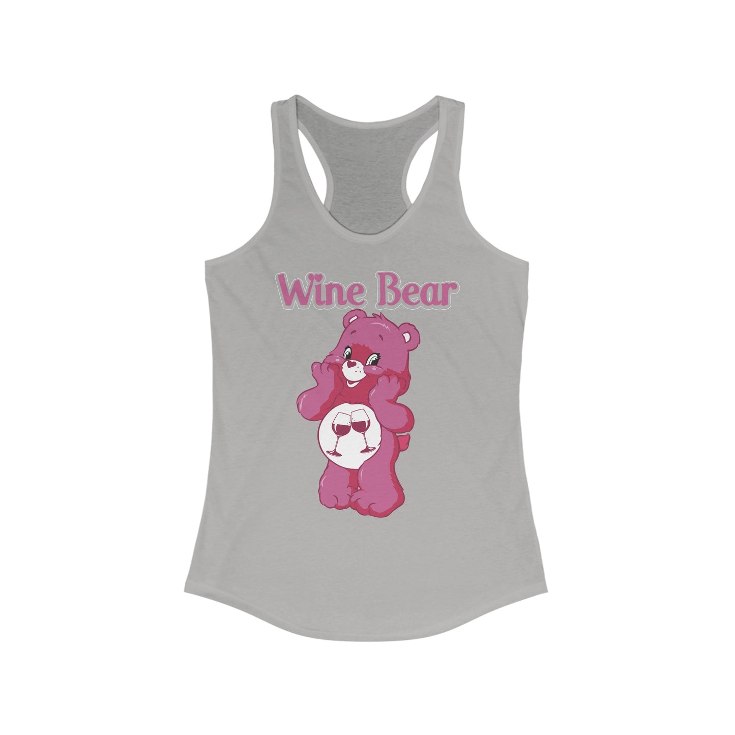 Wine Bear - Women's Ideal Racerback Tank