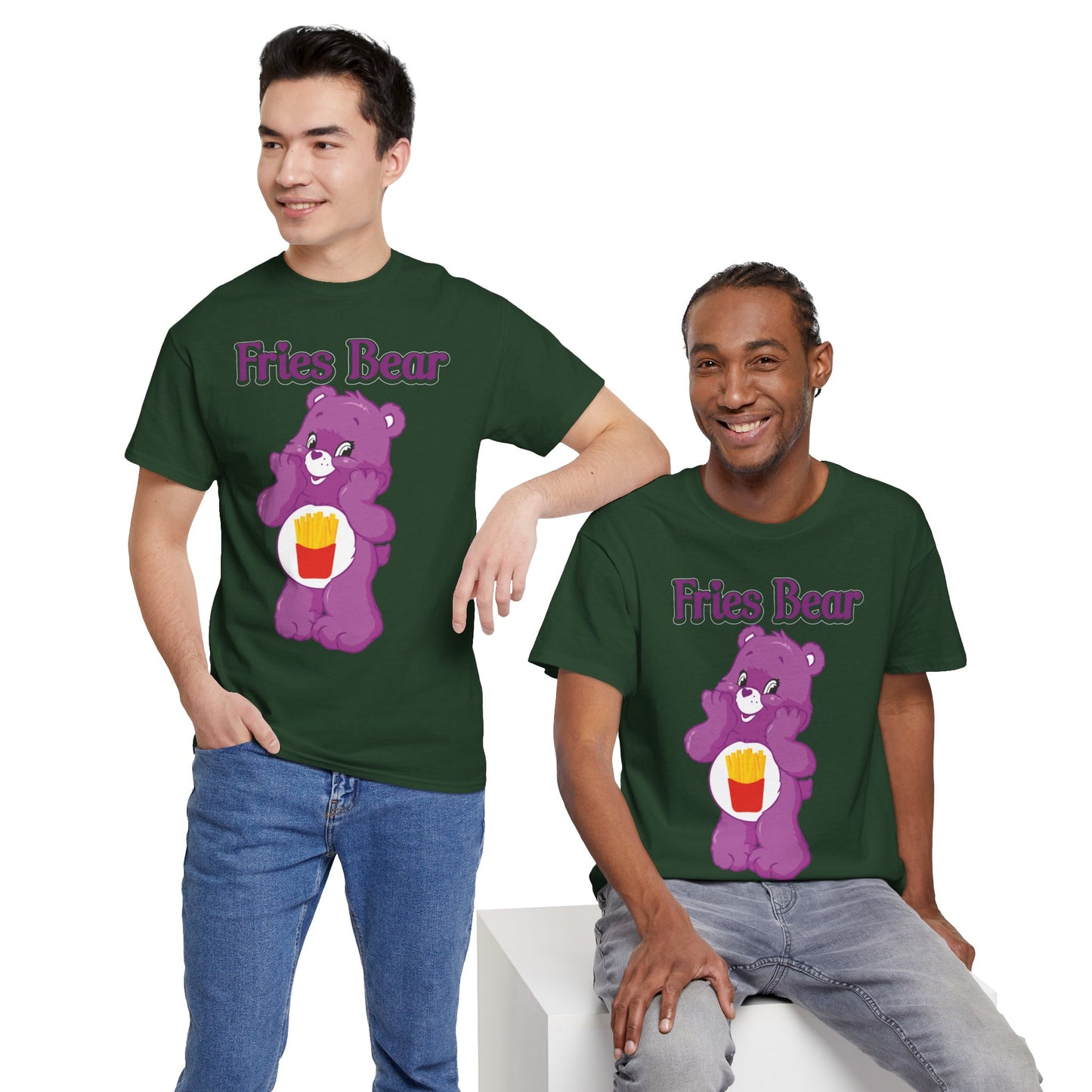 Fries Bear - Unisex Heavy Cotton Tee