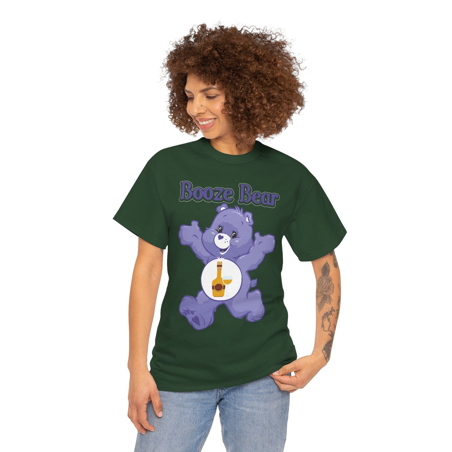 Booze Bear - Unisex Heavy Cotton Tee