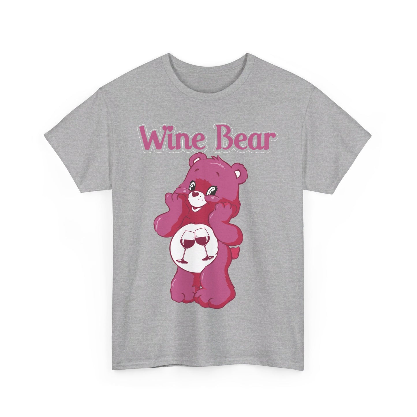 Wine Bear - Unisex Heavy Cotton Tee