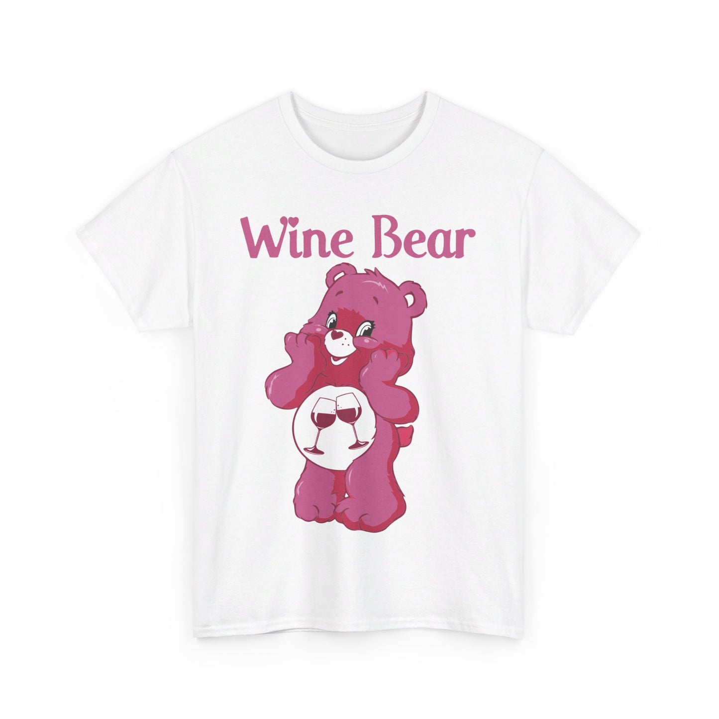 Wine Bear - Unisex Heavy Cotton Tee