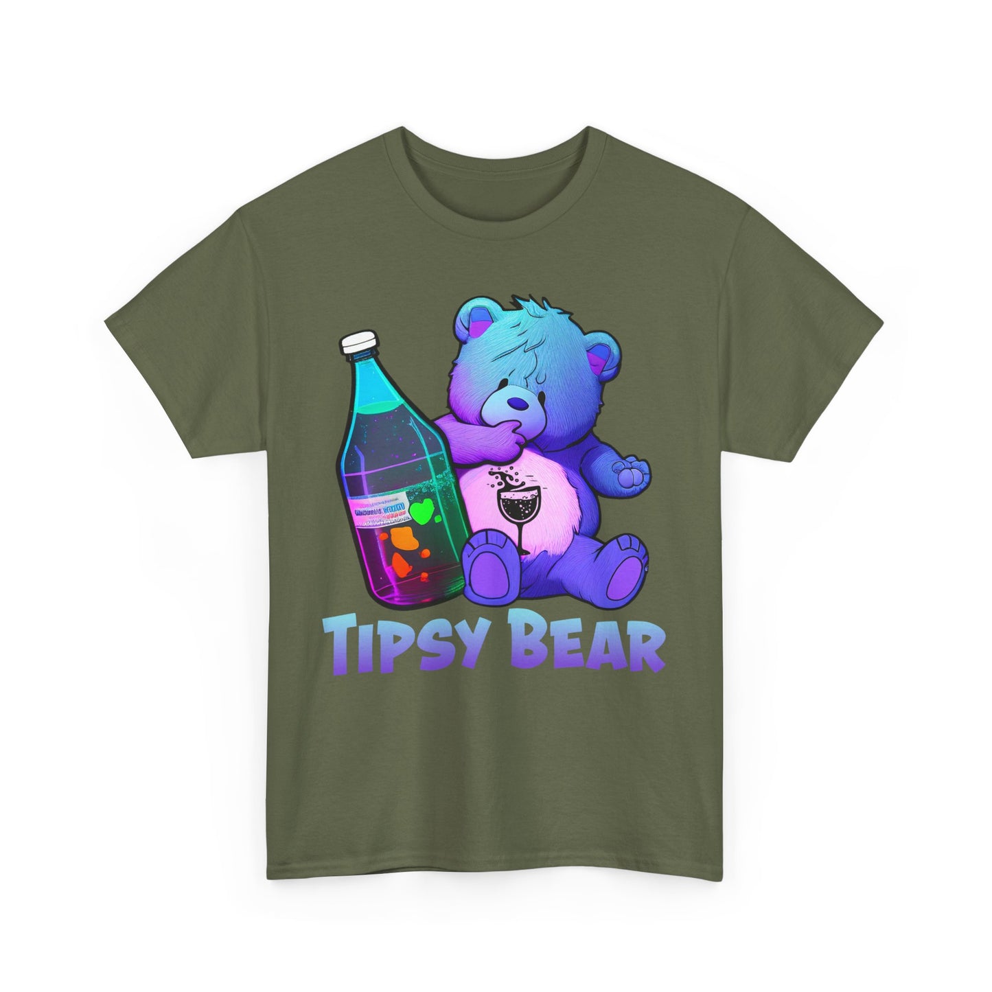 Tipsy Bear - Unisex Heavy Cotton Tee