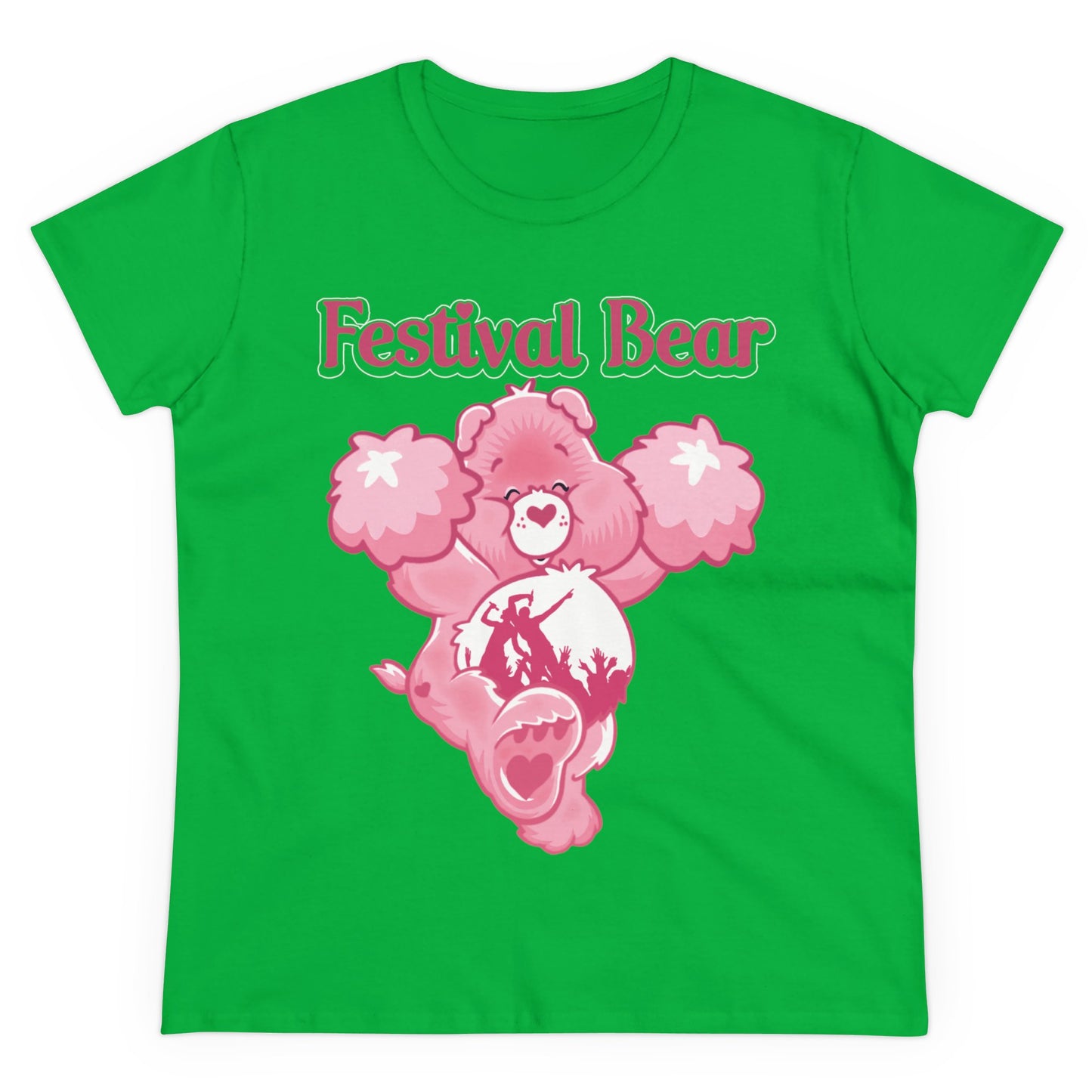 Festival Bear - Women's Midweight Cotton Tee