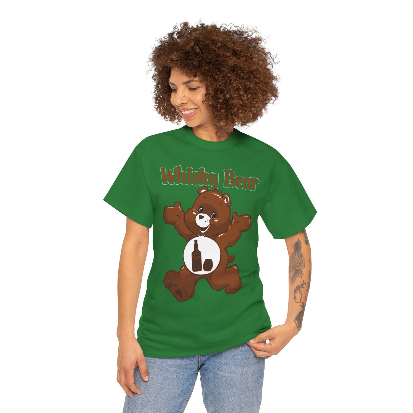 Whisky Bear - Unisex Heavy Cotton Tee